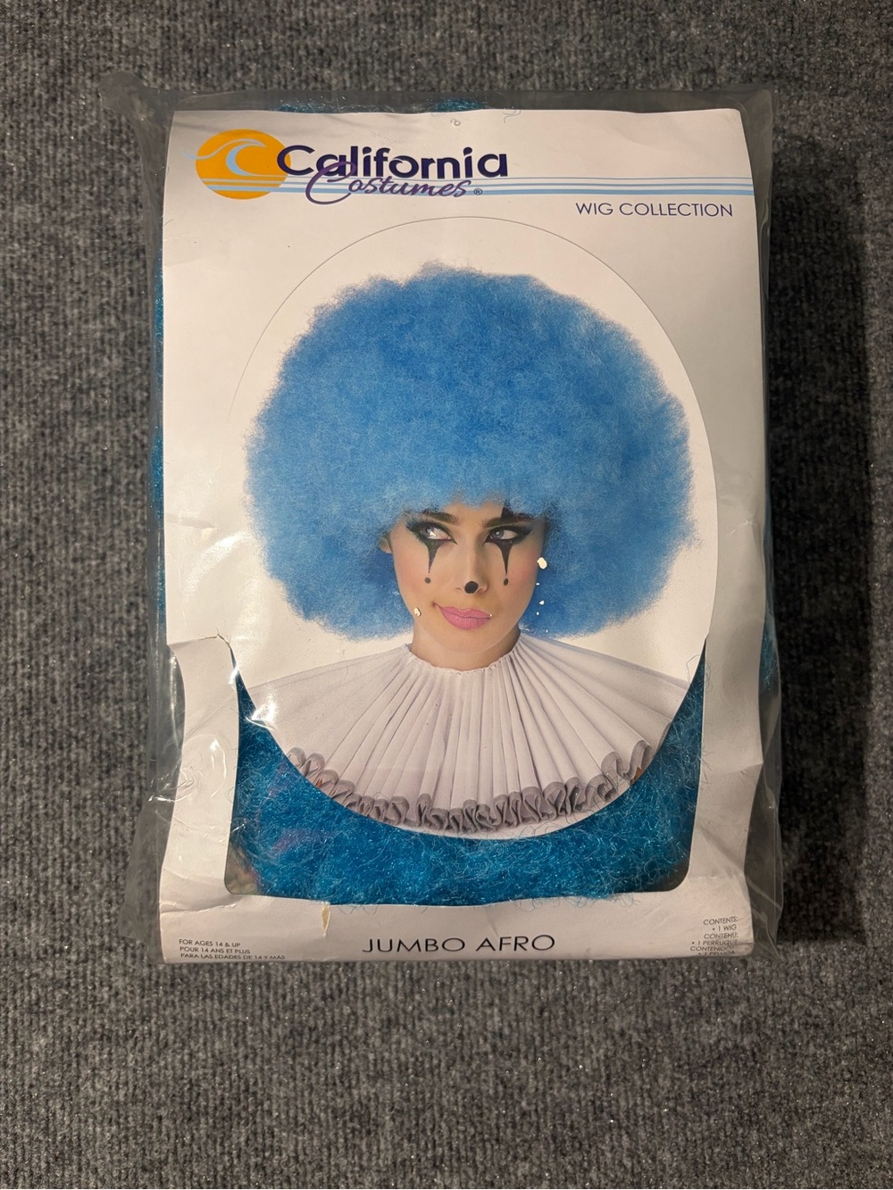 California Costumes Jumbo Afro Wig - Blue